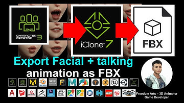 iClone 7 Facial & Talking Animation to FBX - Full Tutorial
