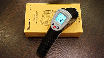 Инфракрасный ИК бесконтактный термометр.  Цифровой термометр из Китая.
