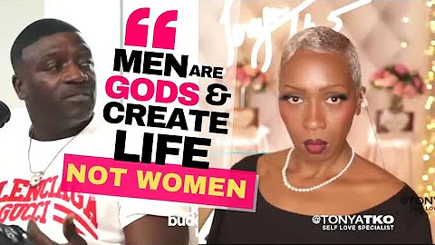 Akon: Men are GODS Who Create LIFE (Not Women). Oh...