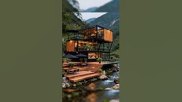 Forest Container Café ☕🌲 | Creative Coffee Shop Design with High-End Outdoor Living Vibes ✨