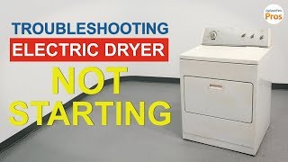 Electric Dryer Won't Start - TOP 6 Reasons & Fixes - Whirlpool, Kenmore, and more