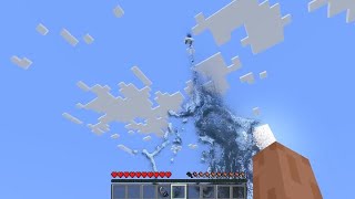 Realistic Water Dam Break vs pillager outpost