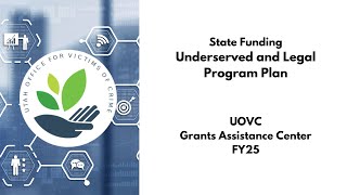 Underserved and Legal Program Plan Training | UOVC GAC