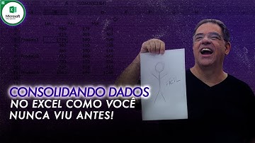 Como usar consolidação de dados no Excel  | Eduardo Roberto