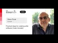Steve Poole Practical Steps For Creating Safer Software Code Included Steve Poole Practical Steps For Creating Safer Software Code Included