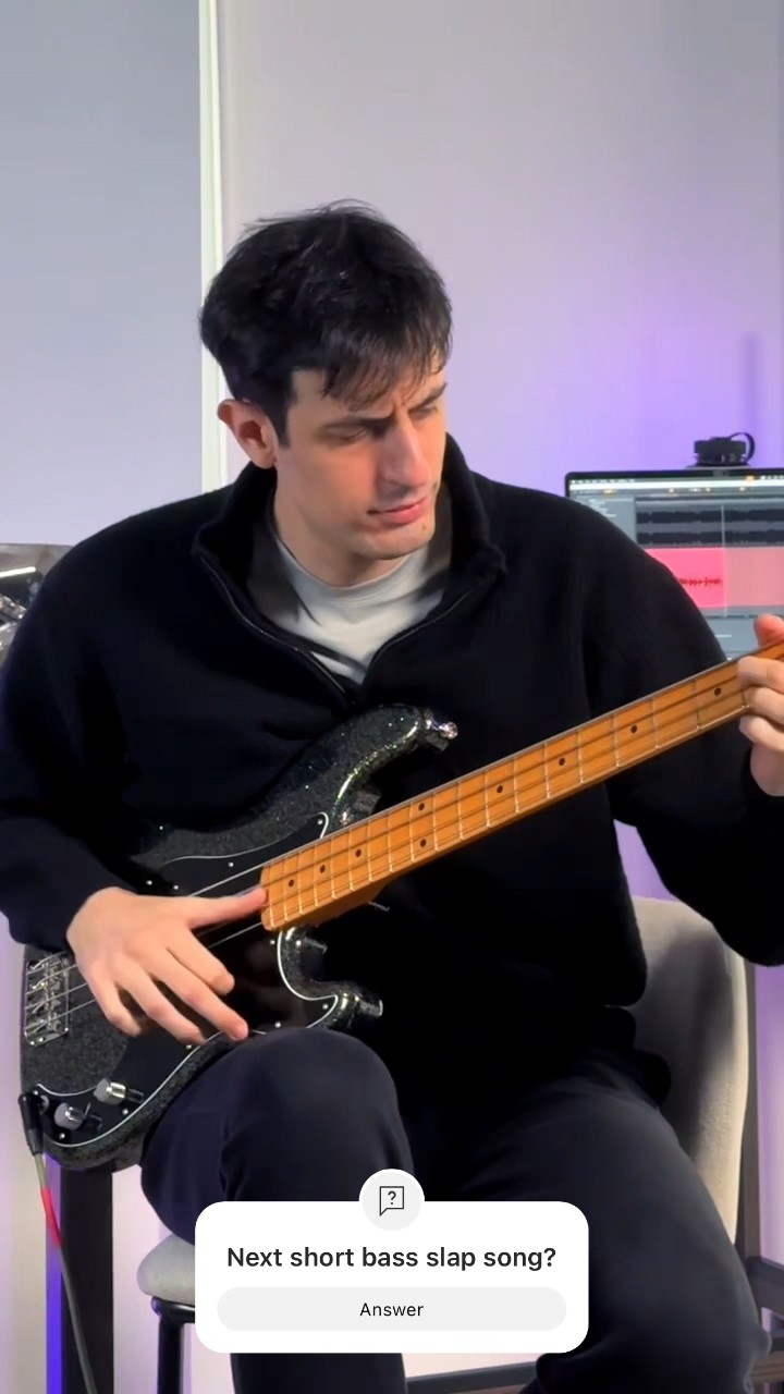 LISA - BORN AGAIN but it’s on slap bass ? #lisa #bornagain #bass #basscover #slapbass