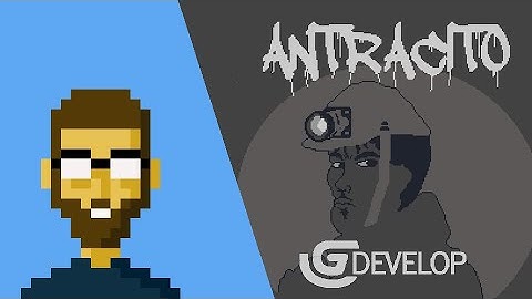 Antracito - GDevelop Gameplay - Jogo de Um Inscrito
