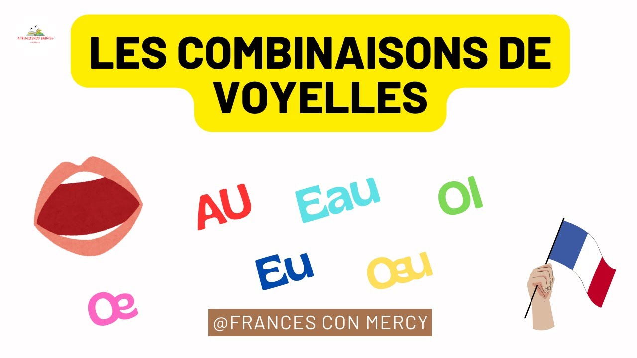 Combinaciones de Vocales en Francés y sus sonidos🇨🇵🇨🇦
