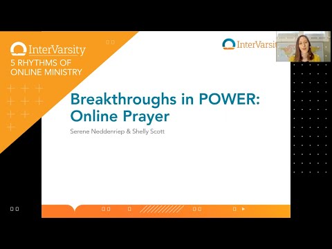 Preview of Online Prayer Workshop