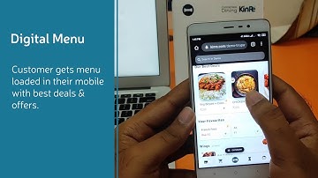 kinre concept of digital menu - demo