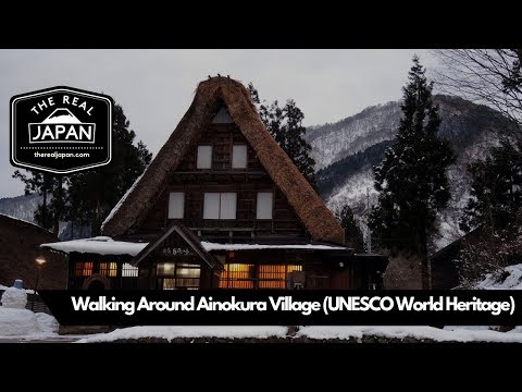 Walking Around Ainokura Village (UNESCO World Heritage Site) | The Real Japan | HD