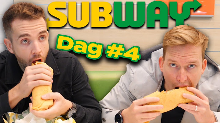 Vi äter BARA mat från Subway i en vecka! (Frukost - Lunch - Middag)