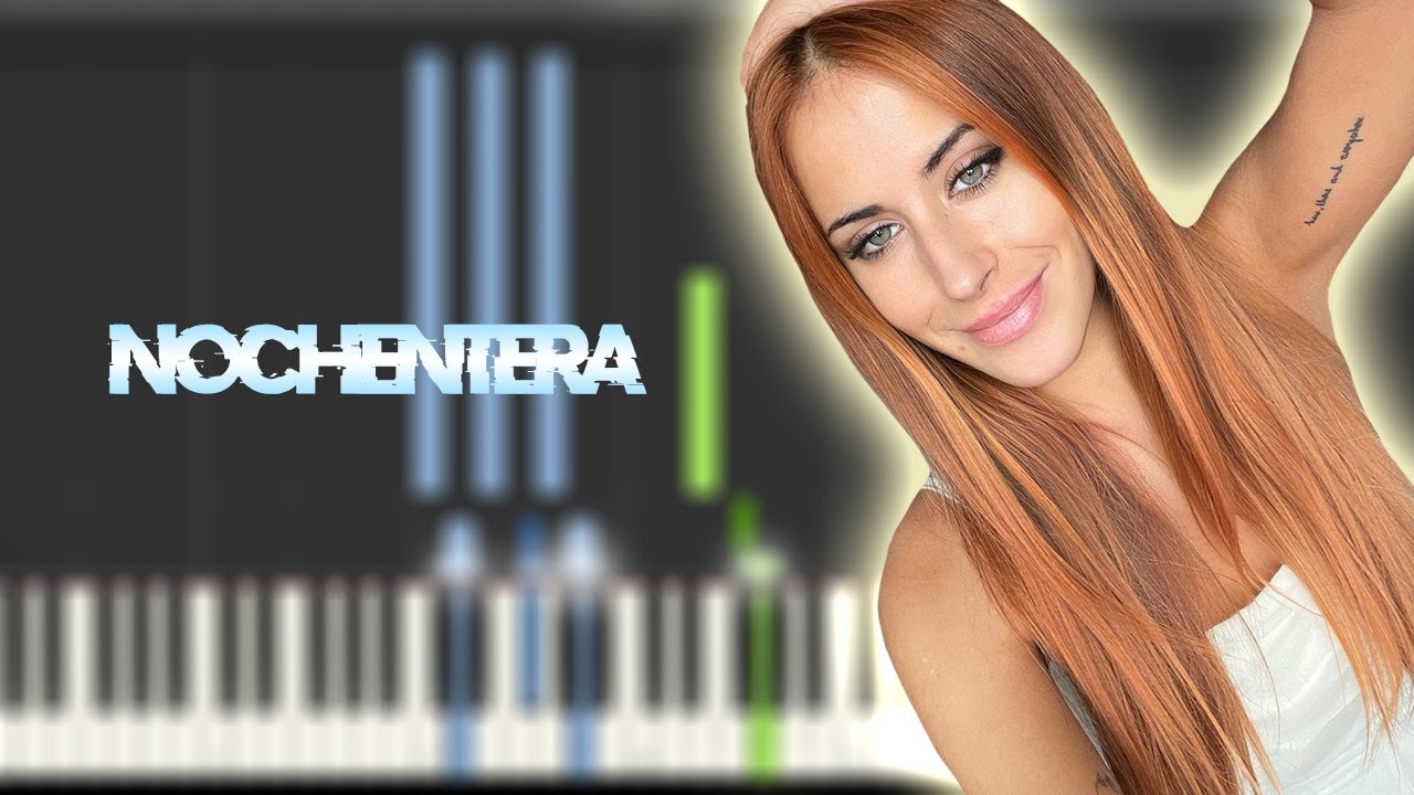 Vicco - Nochentera | Instrumental Piano Tutorial / Partitura / Karaoke / MIDI