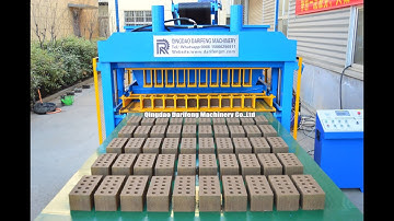 DF10 10 interlocking brick machine for making perforated bricks porous brick with 10 holes
