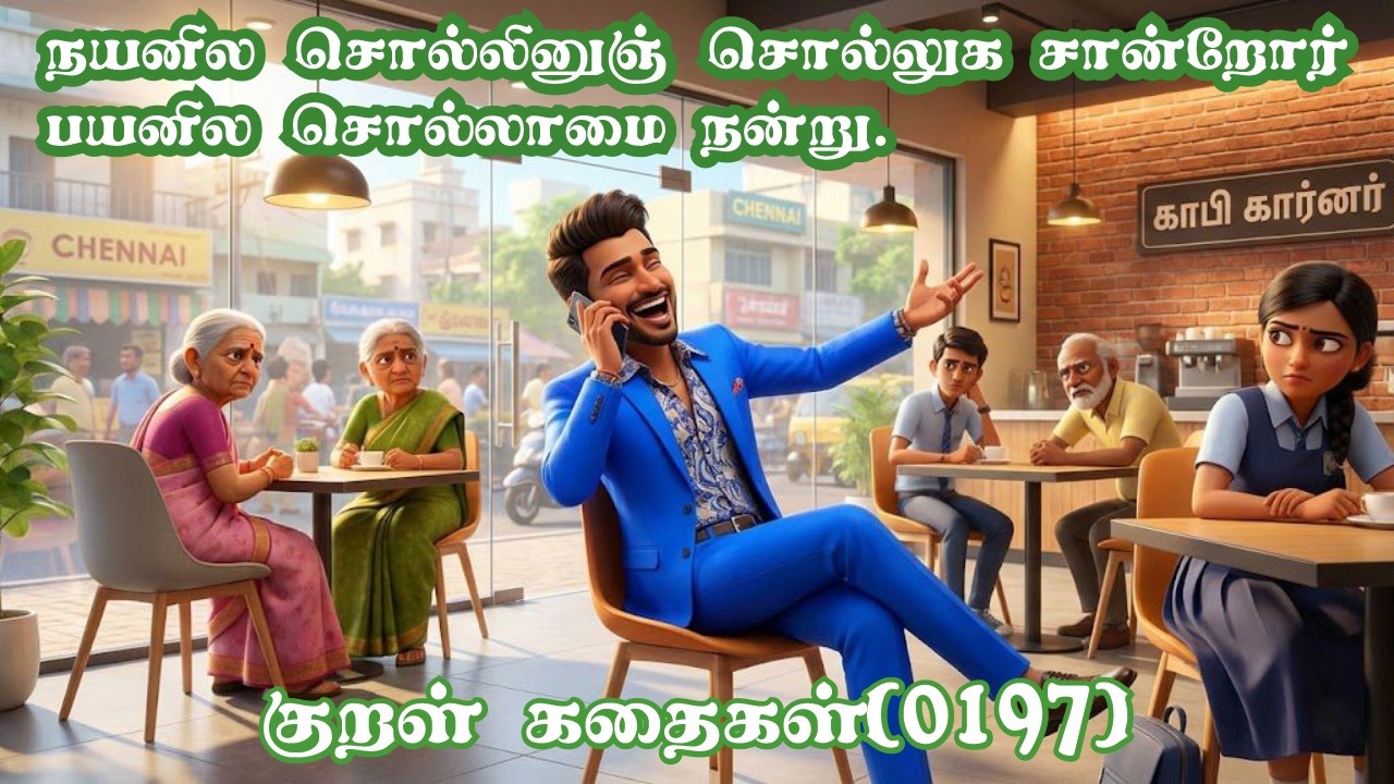 Kural Kathai 0197 குறள் கதை : நயனில சொல்லினுஞ் சொல்லுக சான்றோர் பயனில சொல்லாமை நன்று.