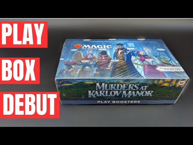 A NEW Type of Box! Murders At Karlov Manor Play Booster Box Opening #MTG  Ship 2/2 - YouTube