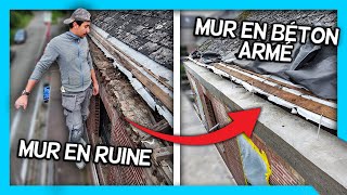 Concrete reinforcement 😰 The worst challenge of our renovation!
