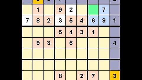 How to Solve Los Angeles Times Sudoku Expert April 1, 2020