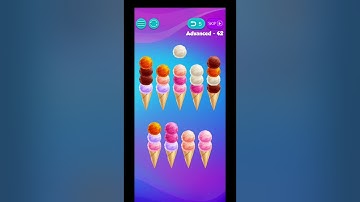Ice cream sort puzzle advance level 42-45