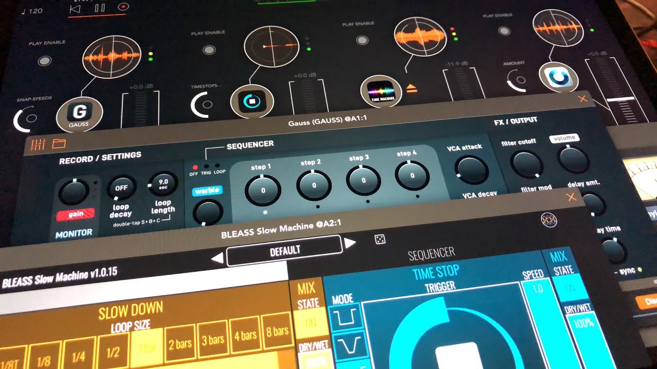 AUM Session Tutorial - Experimenting With Audio Loops - And Loads Of FX