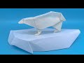 Origami Polar Bear || Easy Origami Polar Bear