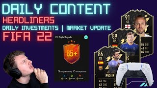 85+ Triple Upgrade Packs | SELL DAY - FUT Market Update | DAILY FIFA 22 Content