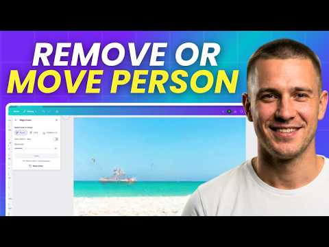 How to Remove or Move Person From Photo in Canva