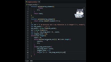 find the  longest word in js #coding #javascript #programming #chatgb #python #code #clanguage #java