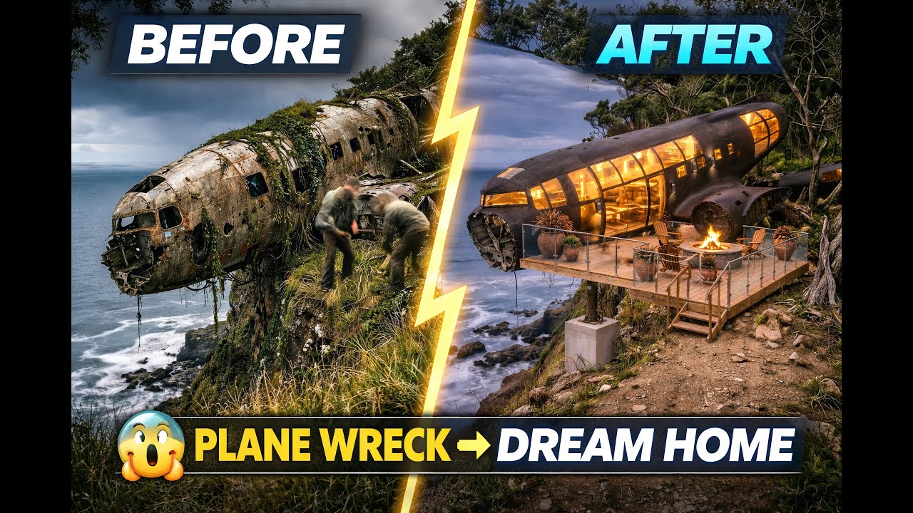From Plane Wreck to Luxury Home… You Won’t Believe This