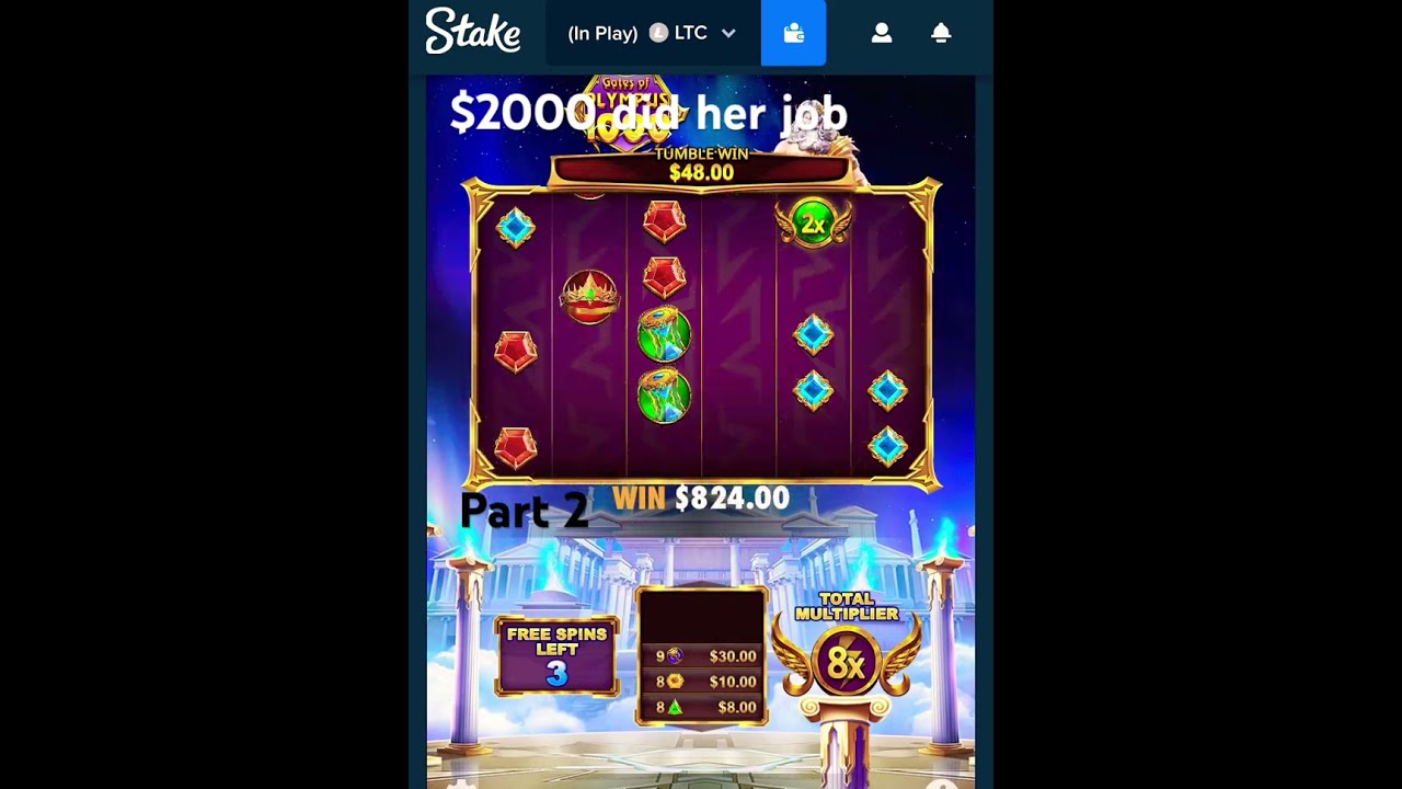 Olympus Part 2 2000 Pays Off Stake Stakeoriginals Gambling Casino