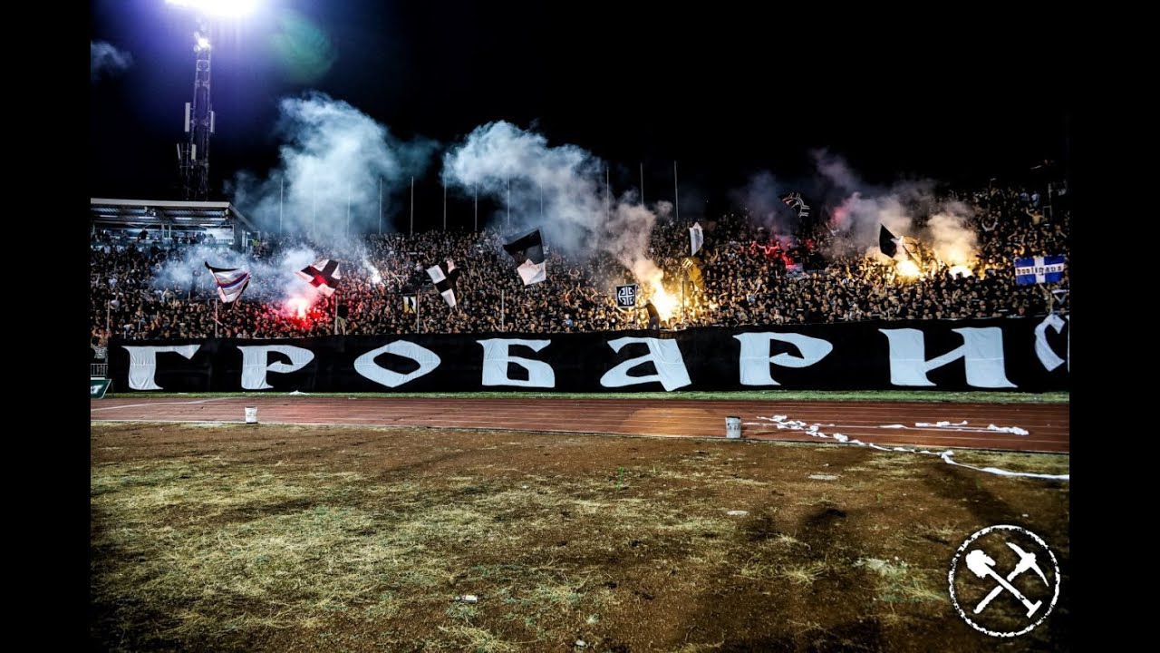 У болу и у радости, Гробари смо остали! Навијање на ФК Партизан - АЕК Ларнака 17.07.2025.