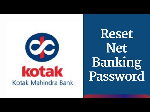 Forgot Password - Kotak Mahindra Bank Login | Reset Net Banking Password