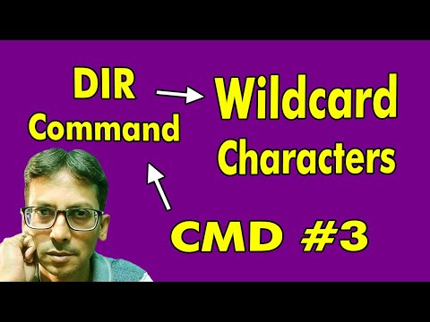 DIR Command & Wildcard Character in Windows CMD Prompt Bangla Tutorial Part 3