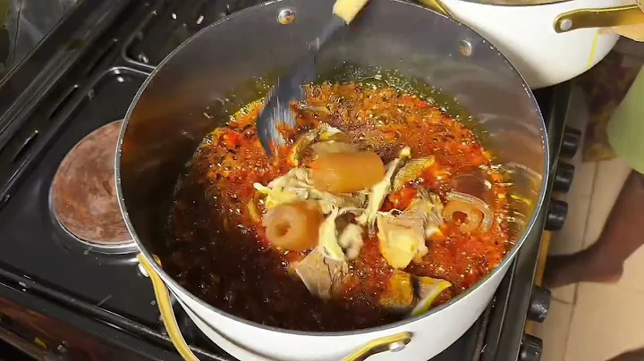 Cook with me: Nigerian Vegetable Soup With fresh Ugu And Water Leaf /Vegetable Soup