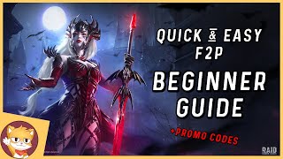 Quick & Easy F2P Beginner Guide | New Promo Codes Included | 2025