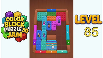 Color Block Puzzle 3D Jam Level 85 Walkthrough Solution