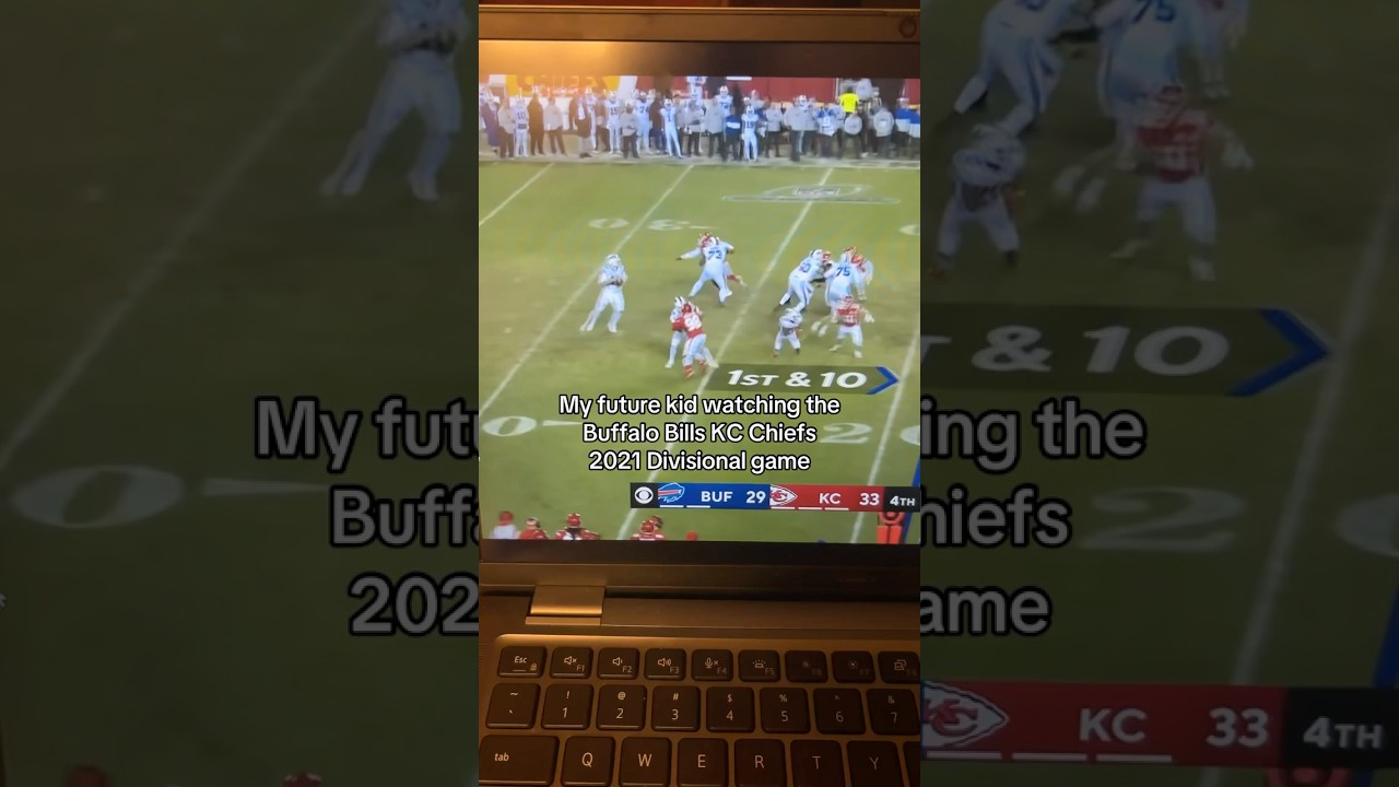 When Your Kid Watches the Bills vs Chiefs 2021 Divisional Game 