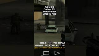 AETHERSX2 emulator PS2 android+ jogo BLACK rodando liso (60fps HD 720p)