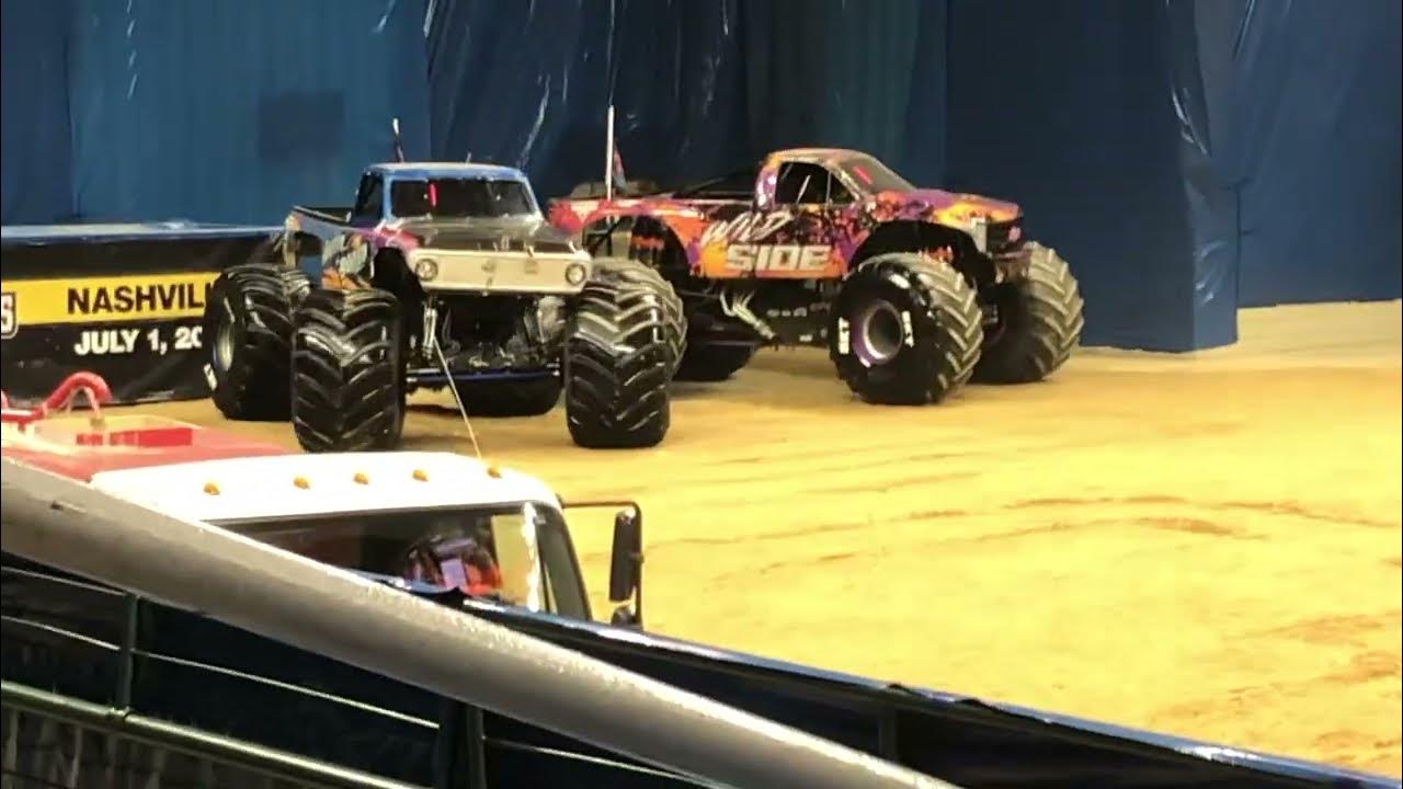 Monster Jam (Dayton, Ohio 2022) The Pit Party ending, The monsters