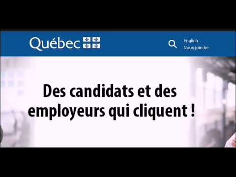 QUÉBEC - NOUVEAU SITE  INTELLIGENT DE RECHERCHE D'EMPLOI / CRÉER UN COMPTE / OFFRES DISPONIBLES