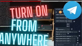 Turn on machines from anywhere in the world - Telegram