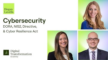 Cybersecurity – DORA, NIS2, Directive & Cyber Resilience Act