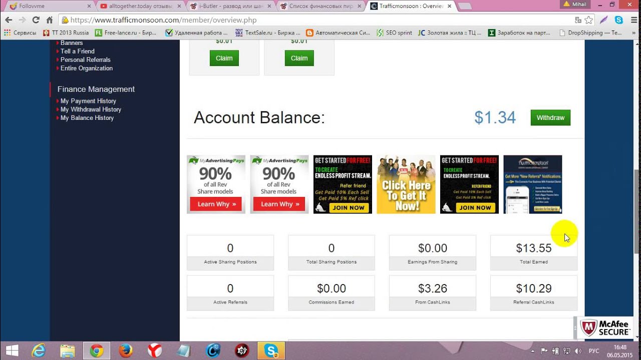 Din 05.05.15 sa terminat pauza tehnica la Trafficmonsoon