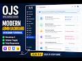 OJS Admin Dashboard Redesign(customize) Tutorial | Bootstrap 5 Modern UI