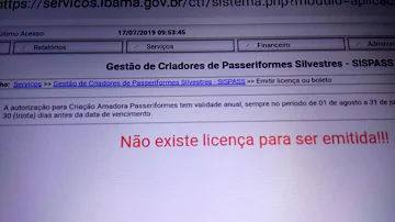 Como emitir a licença do sispass?