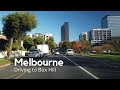 Driving towards the suburb of Box Hill in Melbourne | Australia