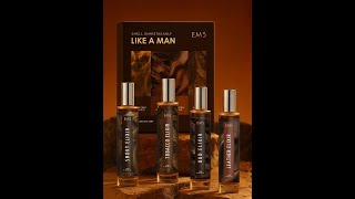 The EM5 Men Elixir Collection (Set of Smoky Elixir, Oud Elixir, Leather Elixir and Tobacco Elixir)