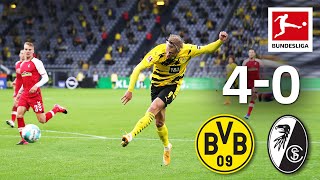 Haaland & Reyna team in perfection | Dortmund - Freiburg | 4-0 | Highlights | MD3 - Bundesliga 20/21