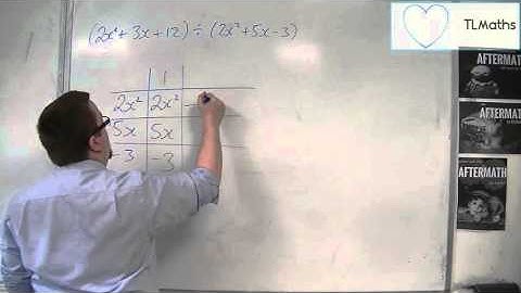 AQA Core 4 1.02b Using Polynomial Division