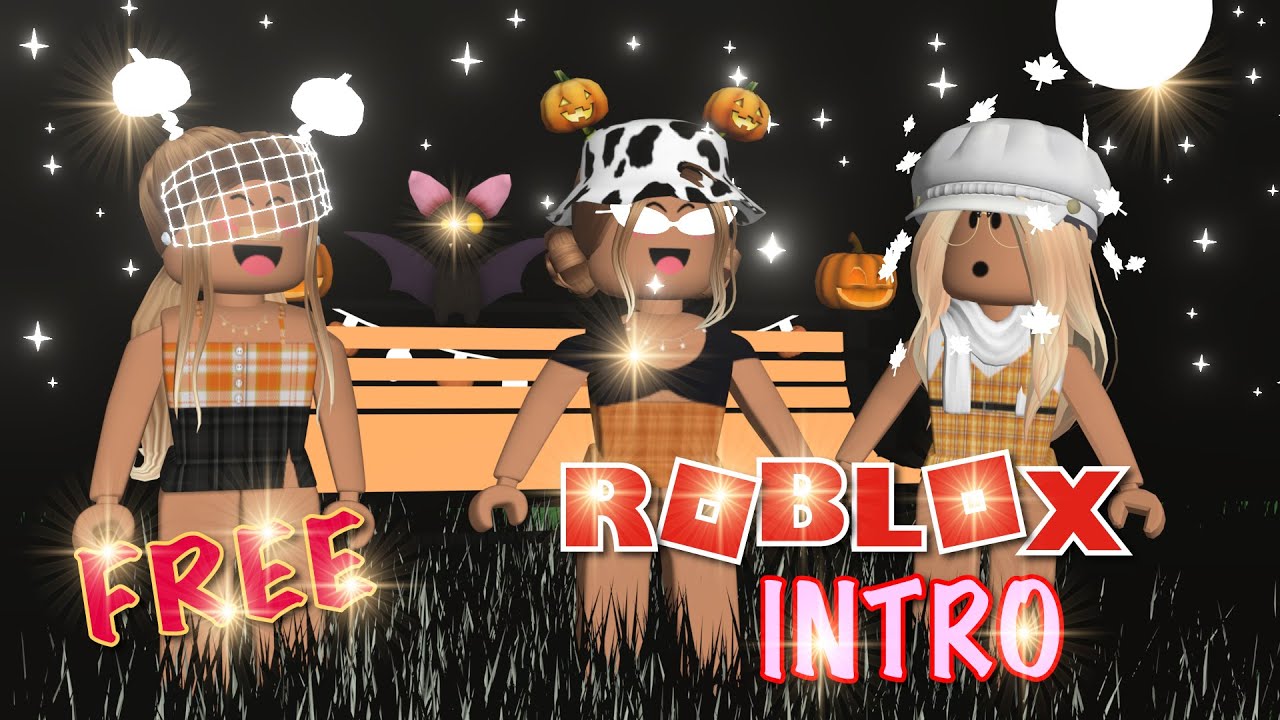 👻Roblox Halloween intro. 🔥 💕Анимированное Free Roblox intro. Roblox